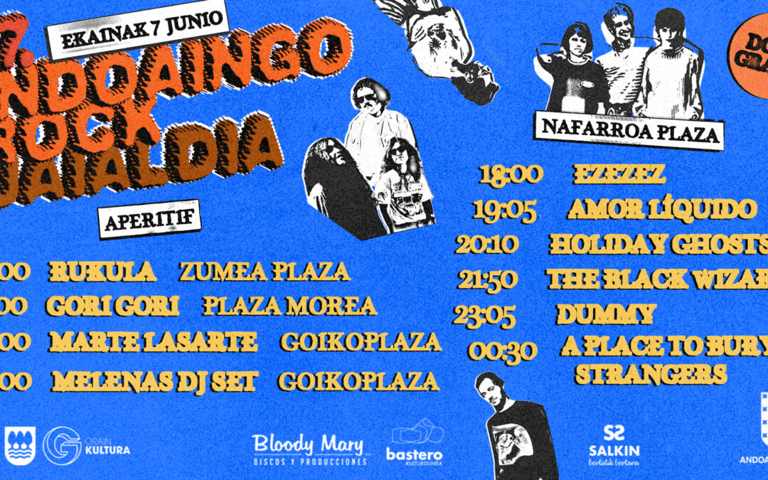 17. ANDOAINGO ROCK JAIALDIA: ORDUTEGIAK / HORARIOS