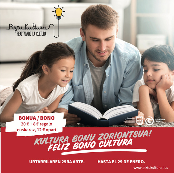 BONO CULTURA YA DISPONIBLE HASTA EL 29 DE ENERO
